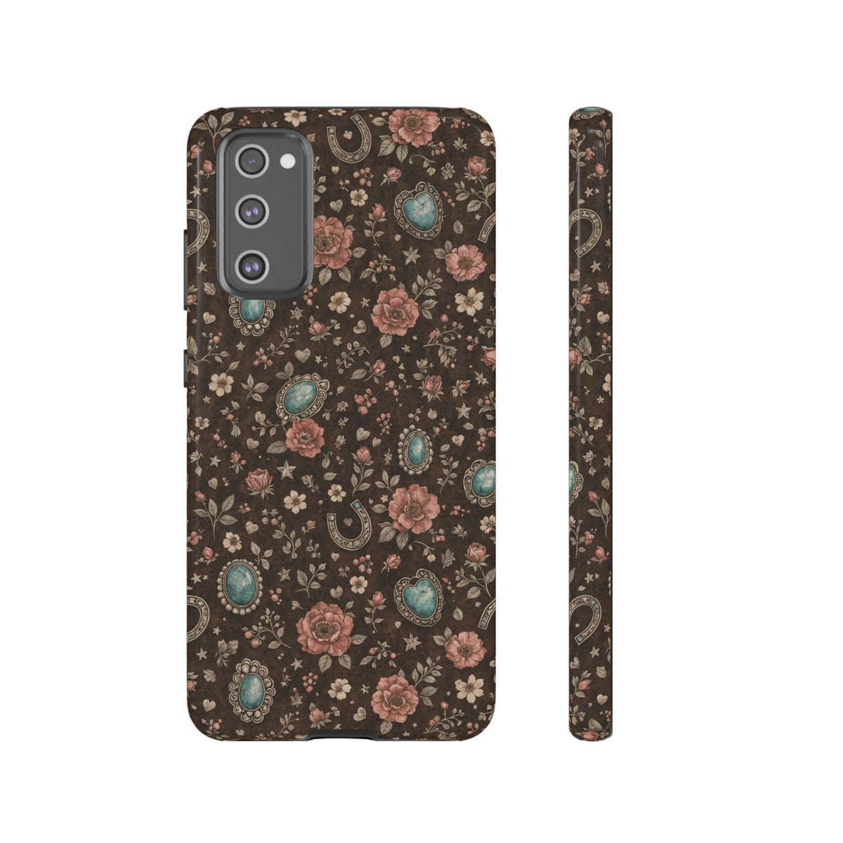 Turquoise Roses Tough Case