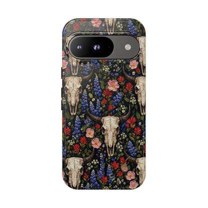 Floral Skull Tough Case