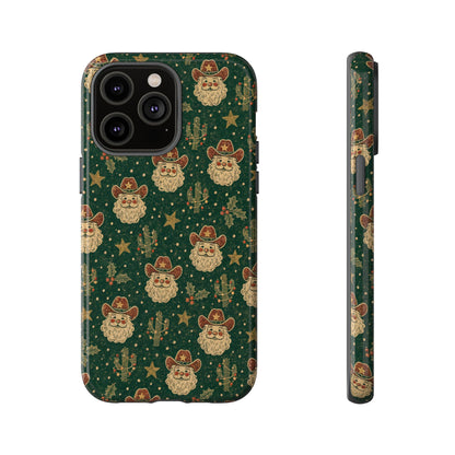 Santa Block Print Tough Case