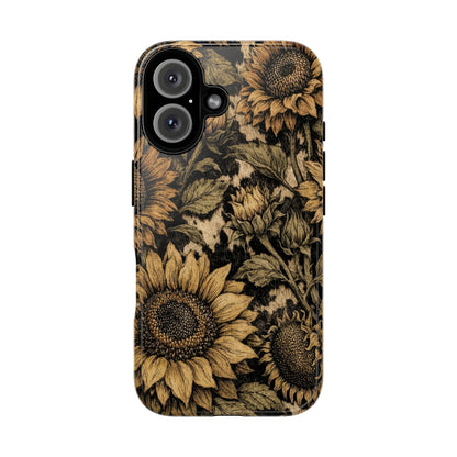 Cowhide Sunflowers Tough Case