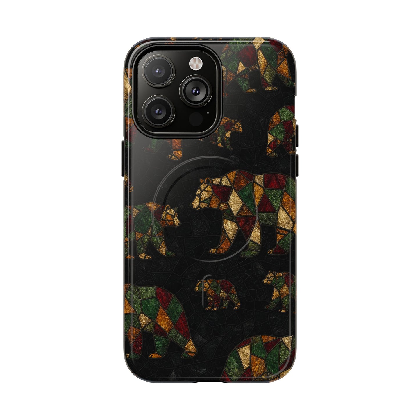 Stained Bear Magnetic Case