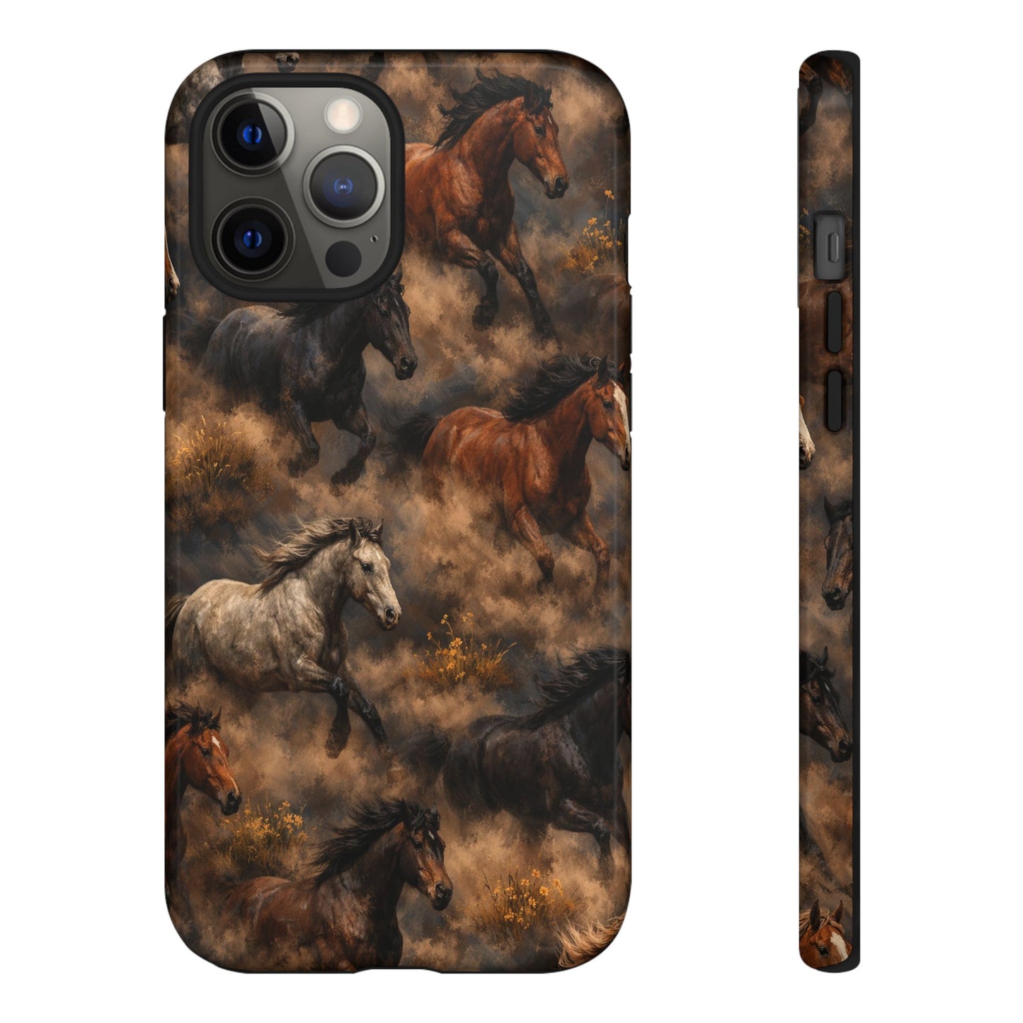 Running Horses Tough Case