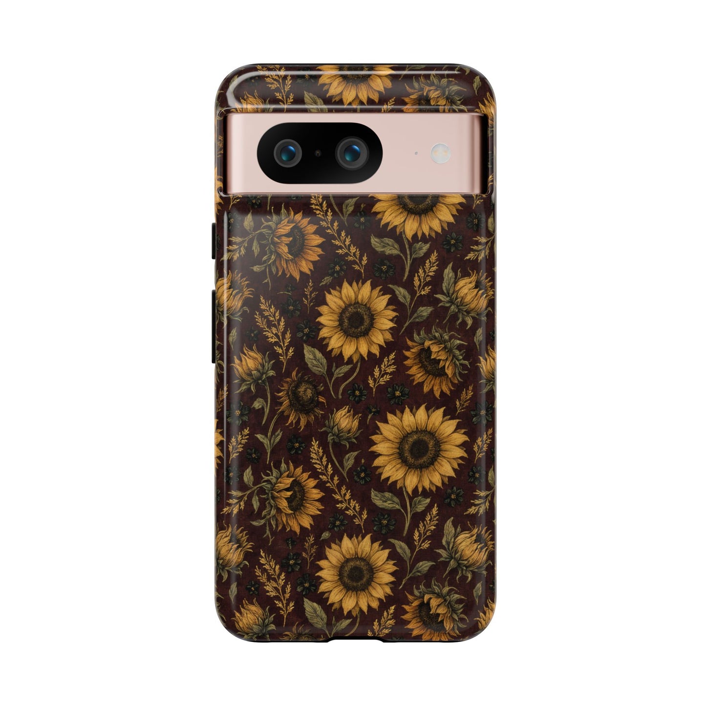 Burgundy Sunflowers Tough Case