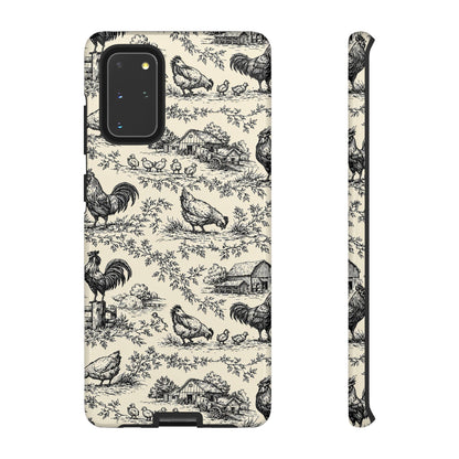 Toile Chickens Tough Case