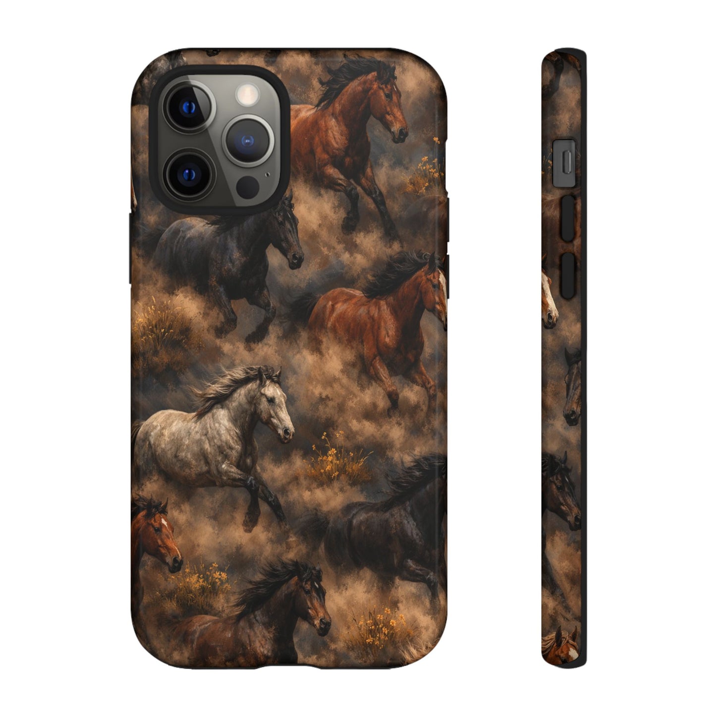 Running Horses Tough Case