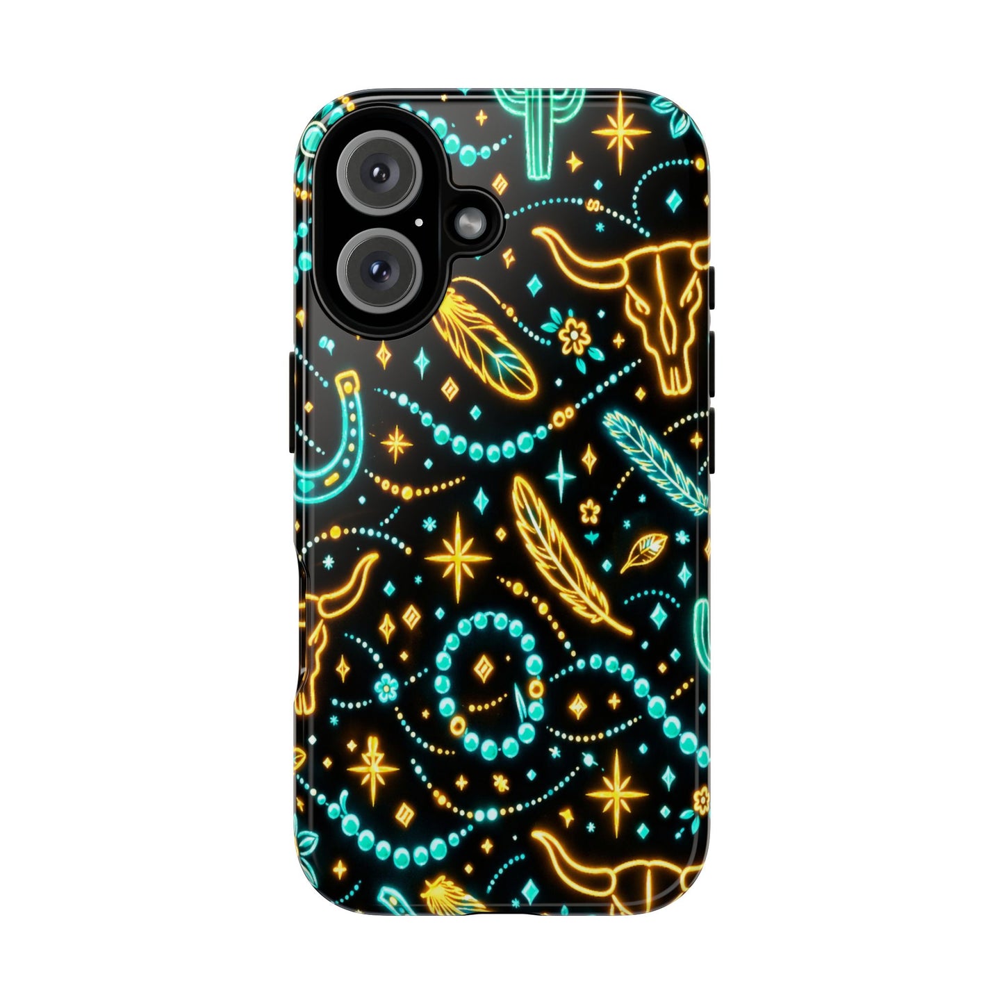 Neon Turquoise Tough Case