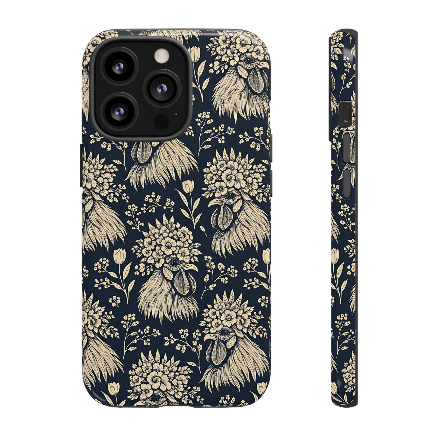 Floral Rooster Tough Case