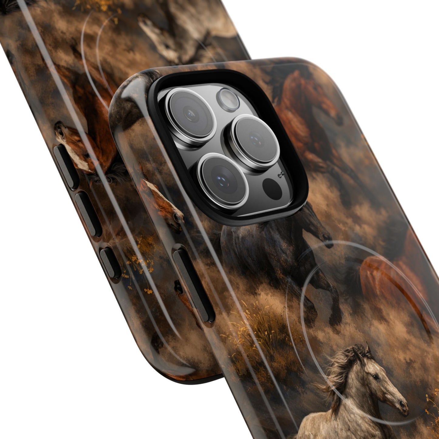 Running Horses Magnetic Case