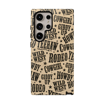 Cowgirl Slang Tough Case
