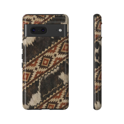 Cowhide Aztec Mama Tough Case