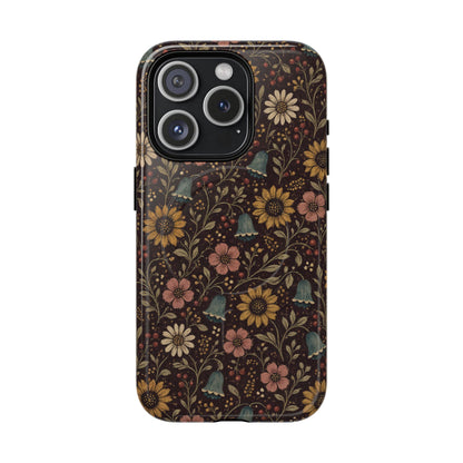 Plum Folk Floral Magnetic Case