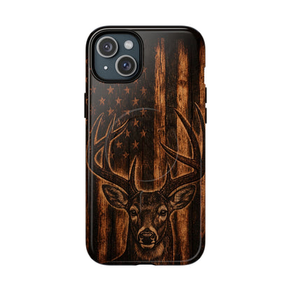 Carved Buck Magnetic Case