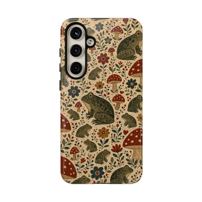 Folk Frog Toadstool Tough Case