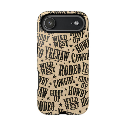 Cowgirl Slang Tough Case