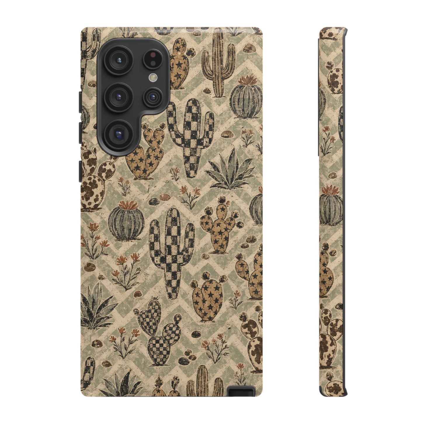 Checkered Cactus Tough Case