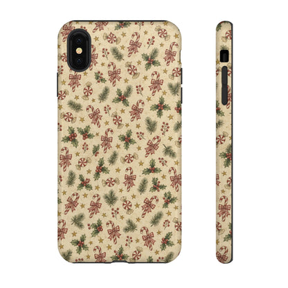 Candy Cane Gingham Tough Case