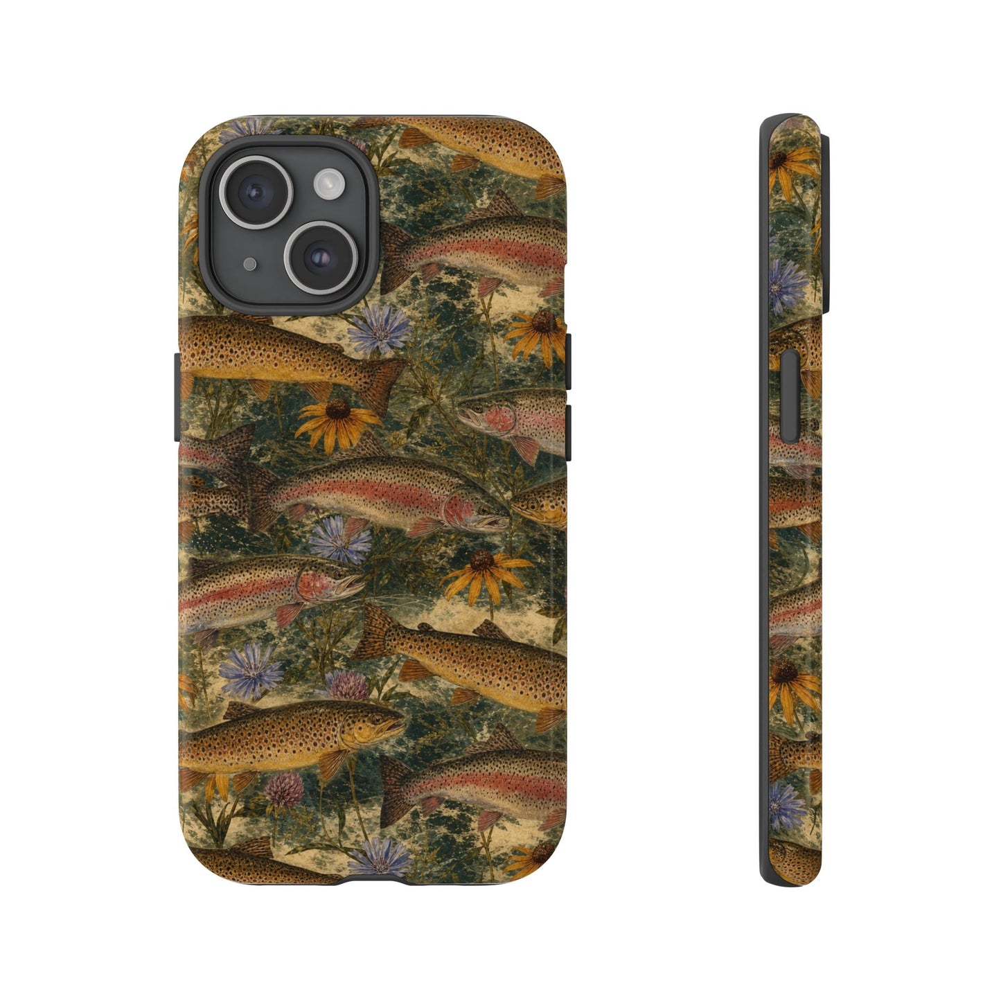 Floral Trout Tough Case