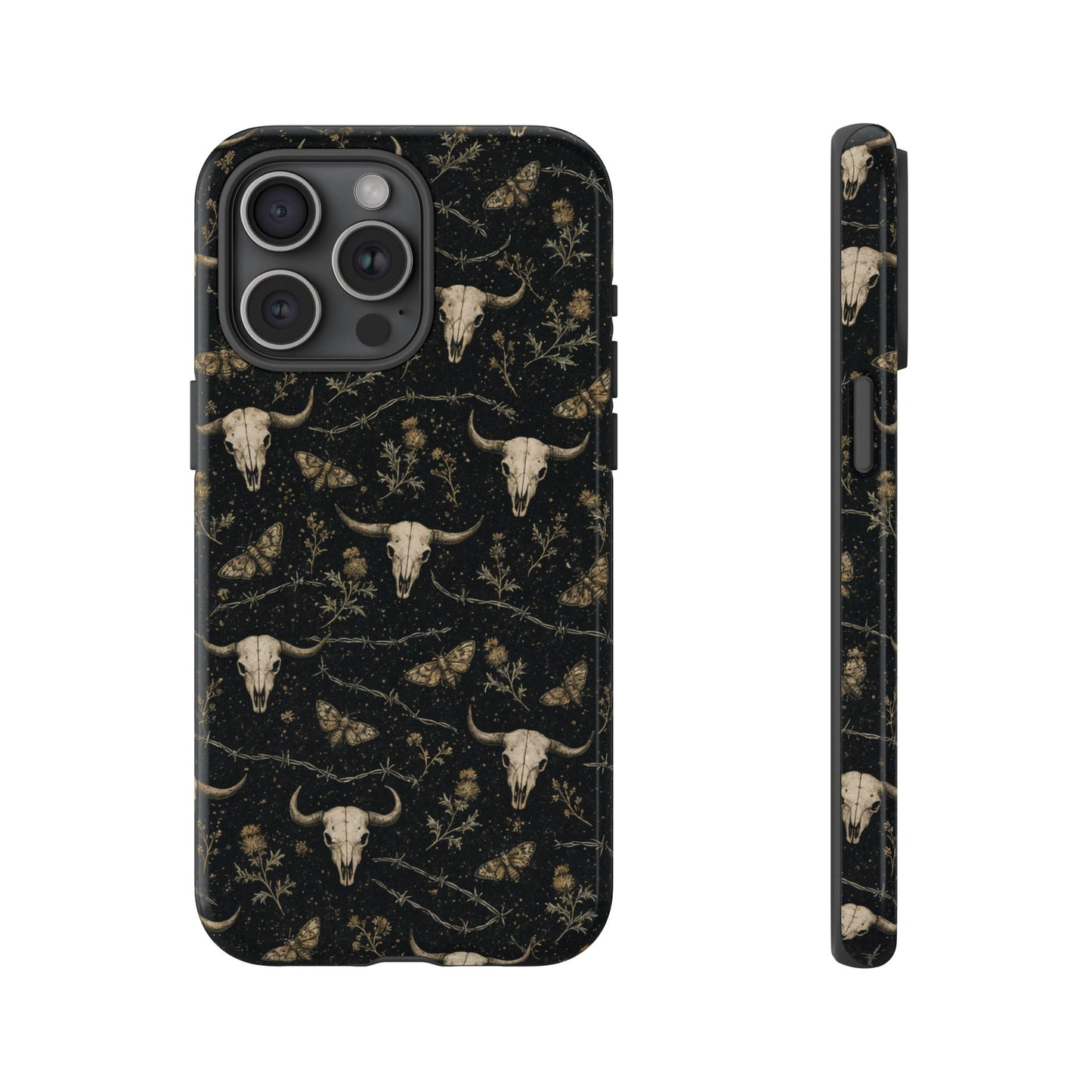 Bull Skull Barbwire Tough Case