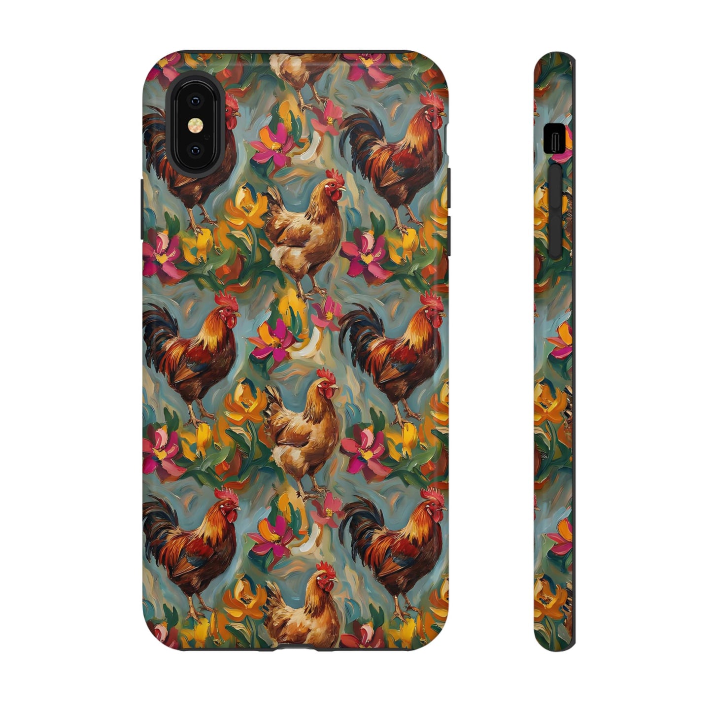 Painted Chickens Tough Case