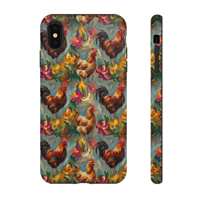 Painted Chickens Tough Case
