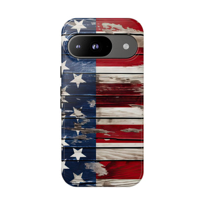 Wood Stars Stripes Tough Case