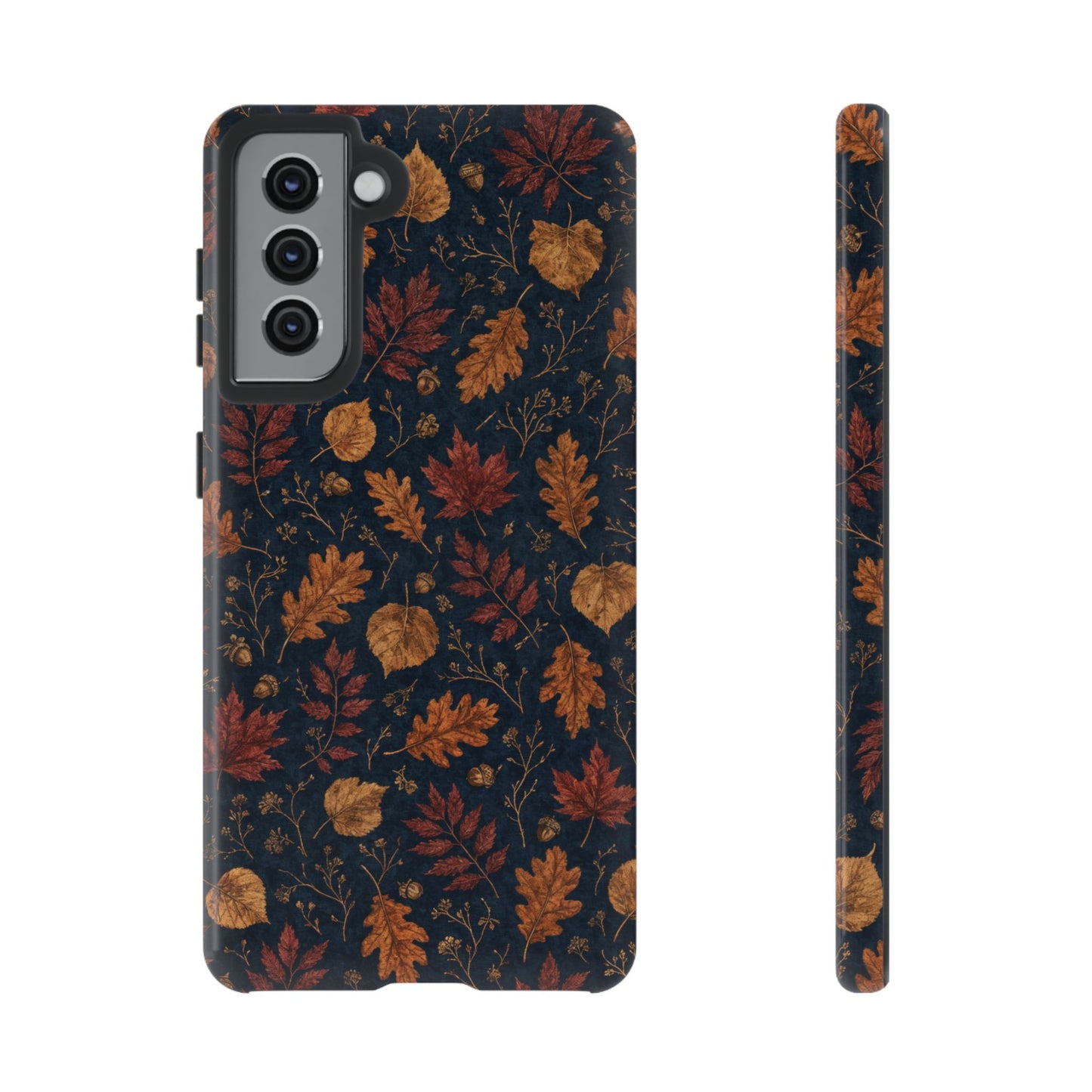 Navy Oak Leaf Tough Case