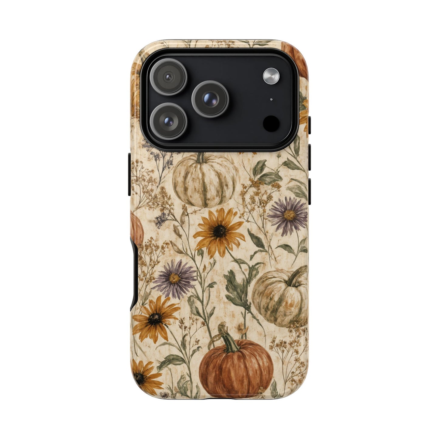 Pumpkin Wildflower Tough Case