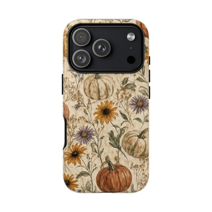 Pumpkin Wildflower Tough Case