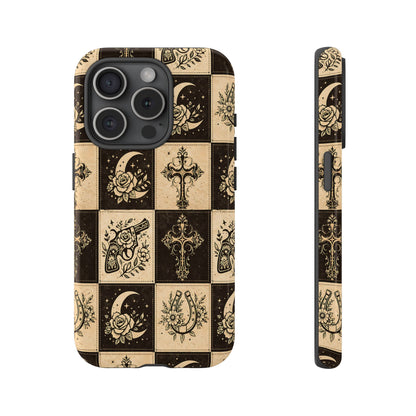 Western Patchwork Icons Tough Case