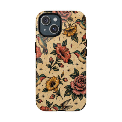 Hummingbird Rose Magnetic Case