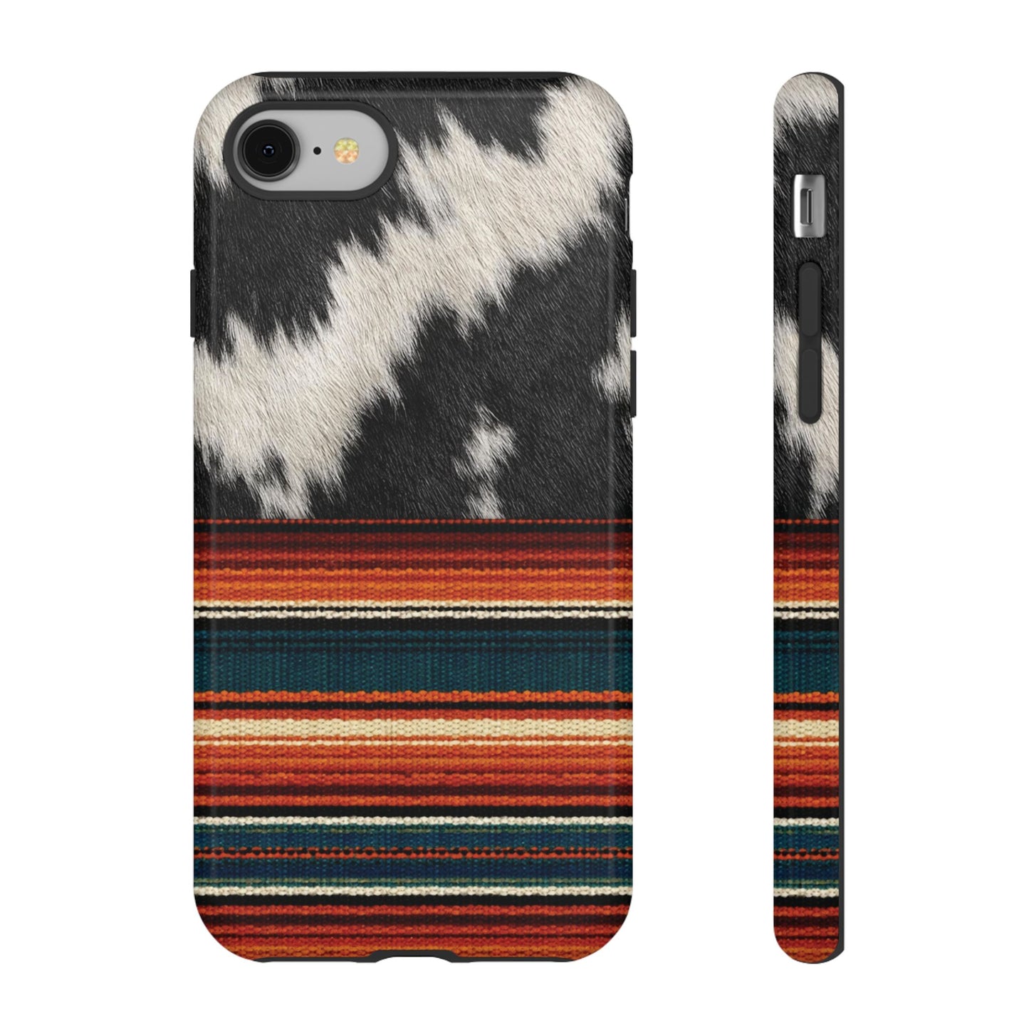 Cowhide + Serape Stripe Tough Case