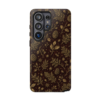 Brass Winter Botanicals Tough Case