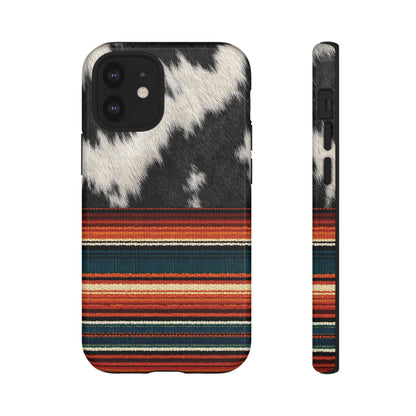 Cowhide + Serape Stripe Tough Case