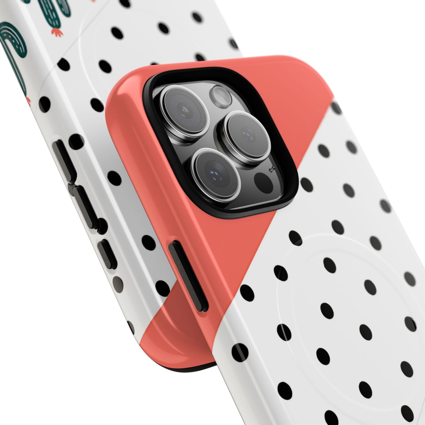 Polka Dot Cactus Magnetic Case