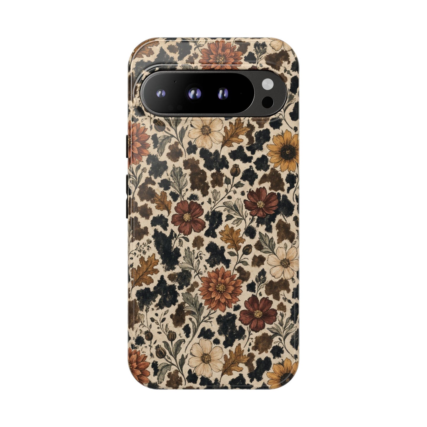 Autumn Cowhide Bloom Tough Case