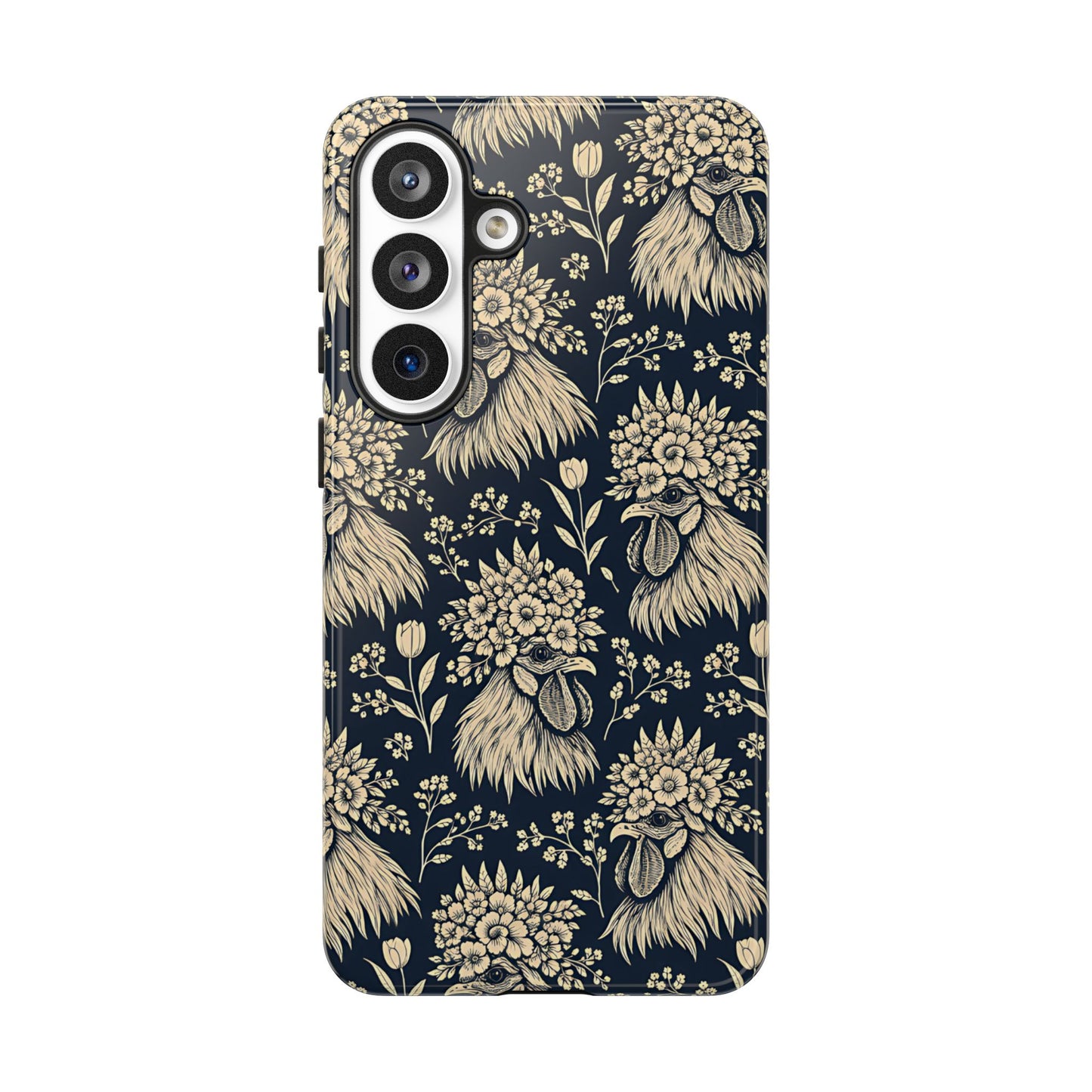 Floral Rooster Tough Case