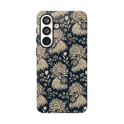 Floral Rooster Tough Case