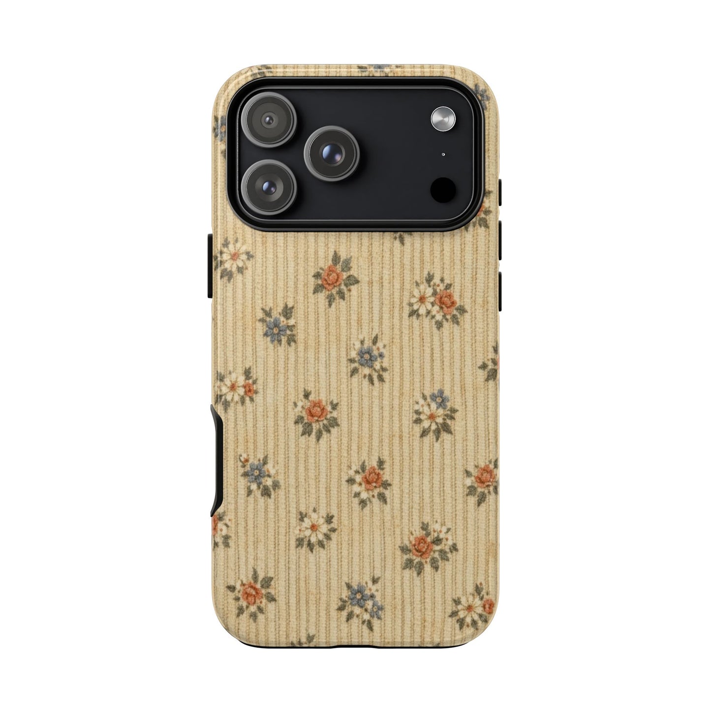 Striped Floral Tough Case