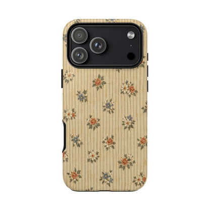 Striped Floral Tough Case