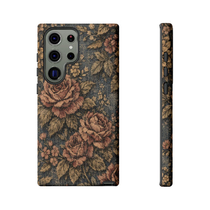Denim Blooms Tough Case