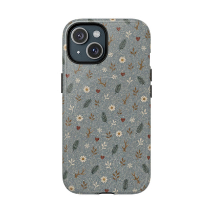 Antler Daisies Snow Magnetic Case