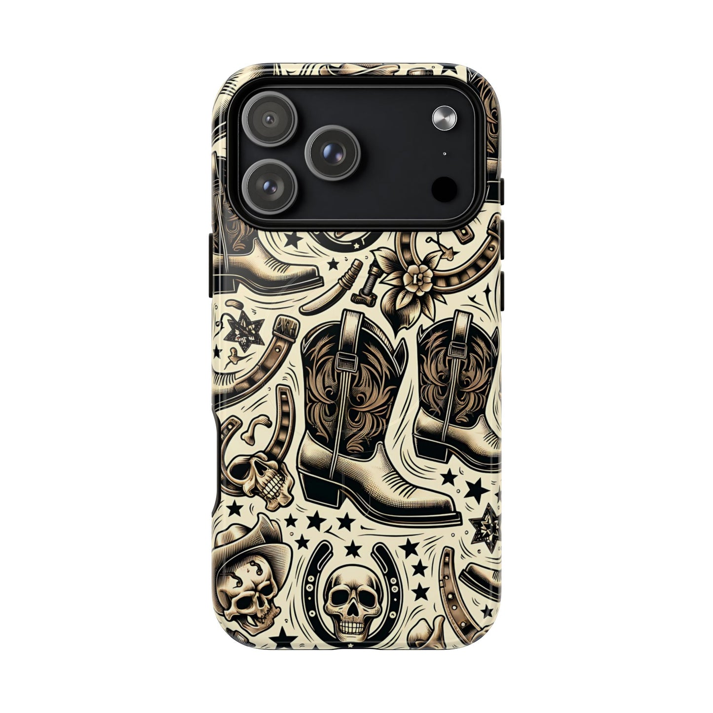 Skulls Boots Horseshoes Magnetic Case