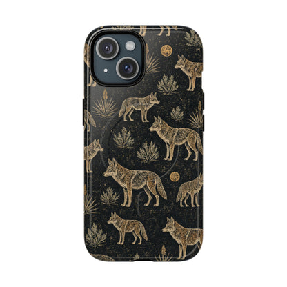Moonlit Coyote Magnetic Case