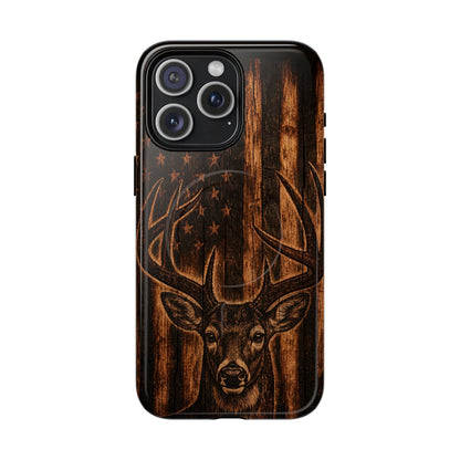Carved Buck Magnetic Case