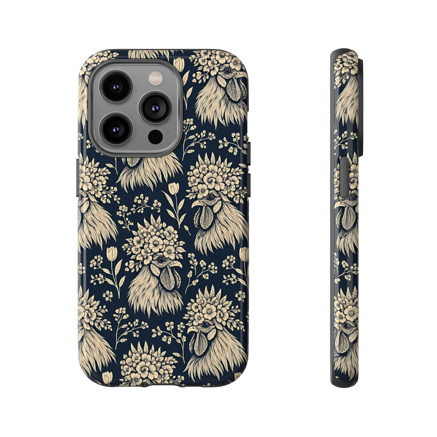 Floral Rooster Tough Case
