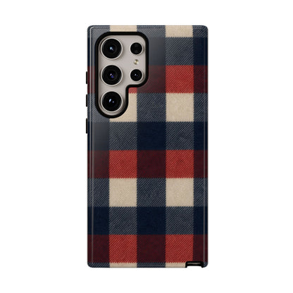 Patriotic Plaid Tough Case