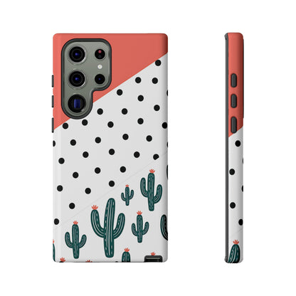 Polka Dot Cactus Tough Case