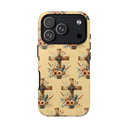 Floral Crosses Tough Case