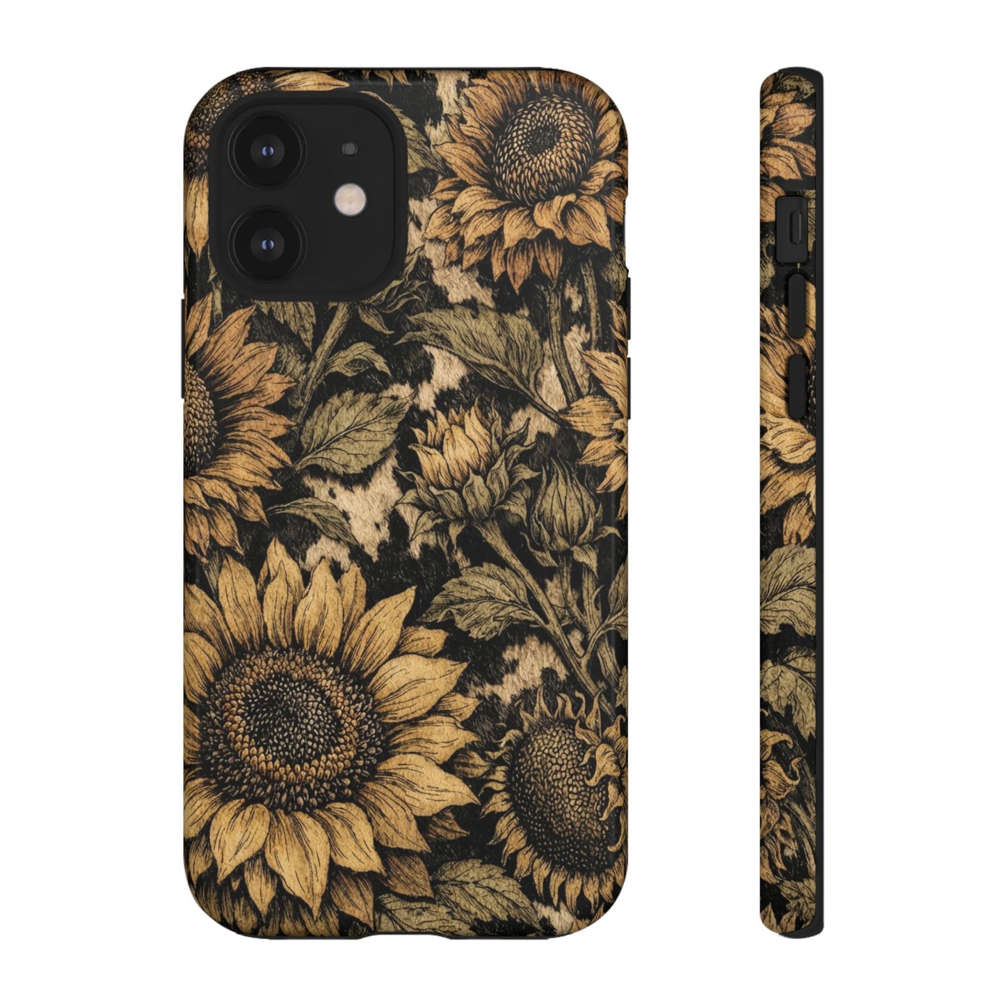 Cowhide Sunflowers Tough Case