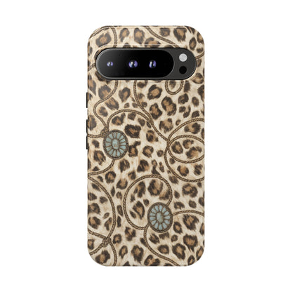 Leopard Rope Conchos Tough Case